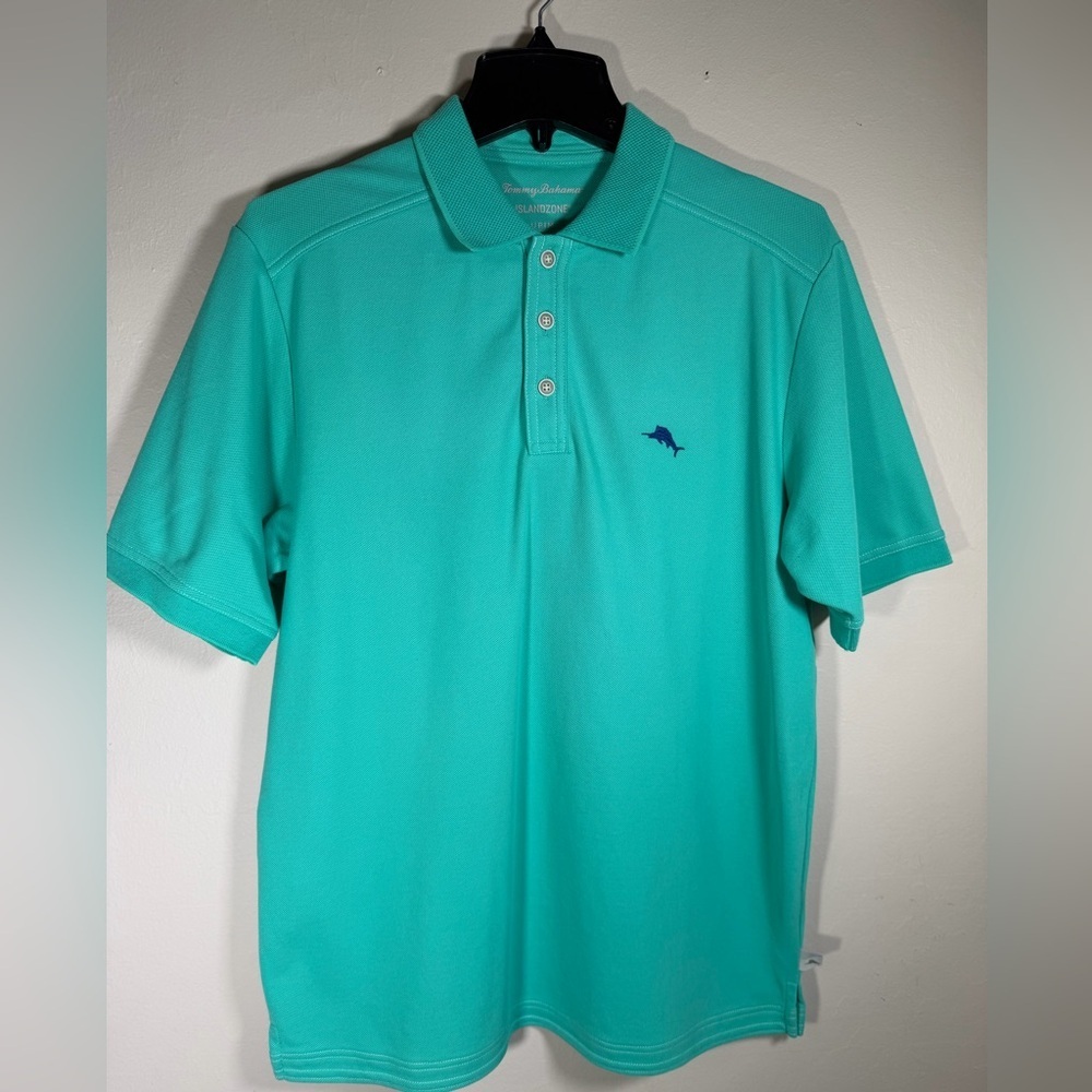 Tommy Bahama Men's Teal Polo Shirt
